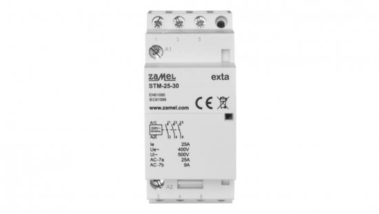 Stycznik modułowy instalacyjny 25A 3Z 230V AC, typ: STM-25-30 EXT10000291