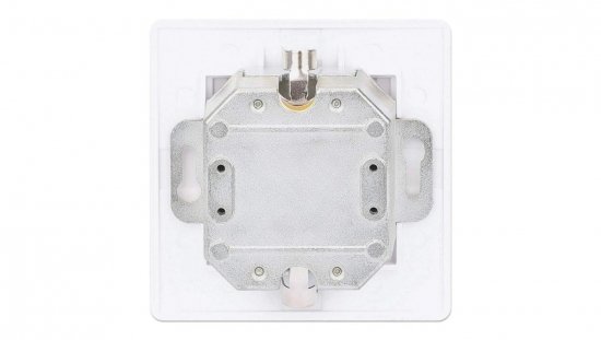 Gniazdo sieciowe podtynkowe 2x RJ45 Cat6a 10G, STP, białe 771917