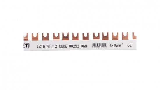 Szyna łączeniowa widełkowa 4P 100A 16mm2 (12mod.) IZ16/4F/12 002921068