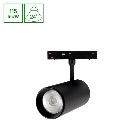 SYSTEM SHIFT BASIC - SPOT L OPRAWA KIERUNKOWA 55X120X180MM 20W 4000K CZARNY