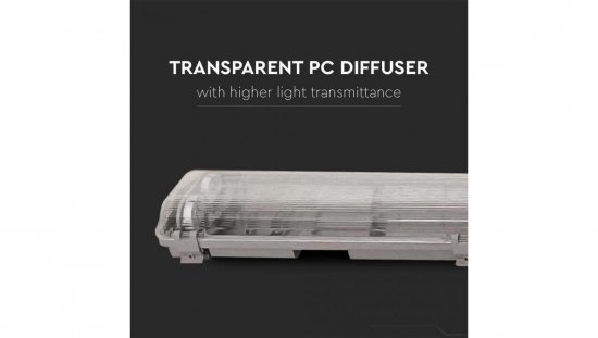 Oprawa hermetyczna z odbłyśnikiem pod 2 świetlówki LED 150cm G13 IP65 7885
