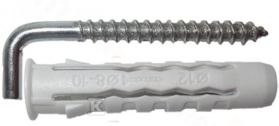 KOŁEK FI8X40 Z HAKIEM KĄTOWYM 5 0X50MM
