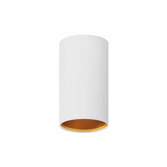 CHLOE GU10 NATYNKOWA GU10 250V IP20 70x128mm BIAŁY ZŁOTY tuba nieruchoma