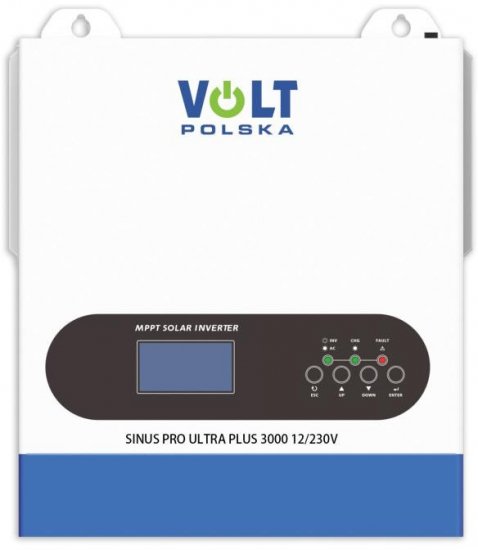 Przetwornica Inwerter solarny Volt Polska SinusPro ULTRA PLUS 3000 12/230V (1500/3000W) + 100A MPPT
