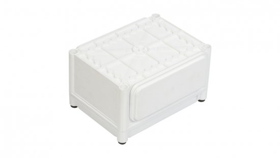 Skrzynka izolacyjna 280x200x151mm Z-1/2 z P-1 pokrywa pełna biała (2xBM) 0 43