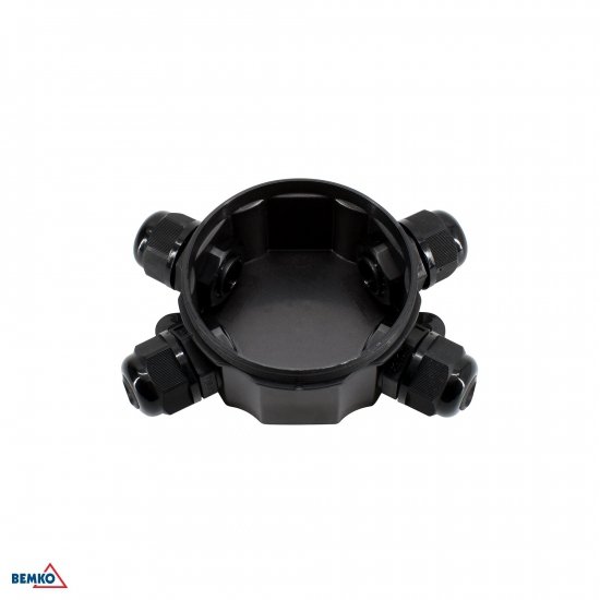 HERMETYCZNA PUSZKA ŁĄCZENIOWA Z DŁAWNICAMI x4 IP66