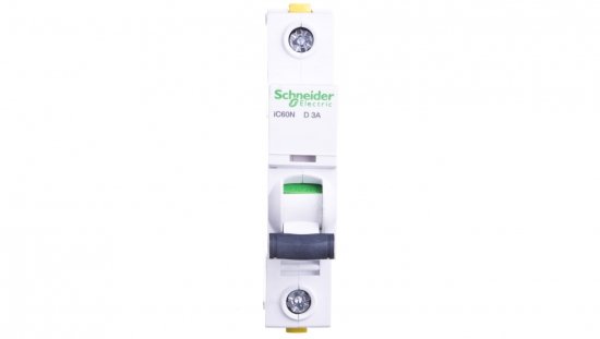 Wyłącznik nadprądowy 1P D 3A 6kA AC iC60N-D3 A9F05103