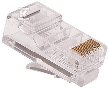 Wtyk RJ45 kat. 6 UTP, na kabel okrągły op. 100szt CCAS-RJ6-UTP