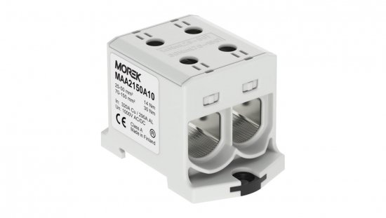Złączka OTL150-2 kolor szary 2xAl/Cu 25-150mm² 1000V Zacisk uniwersalny MAA2150A10