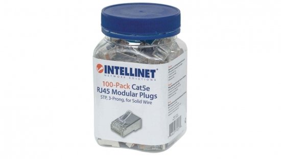 Wtyk modularny RJ45 Cat5e 3-ząbkowy na drut 790574 /100szt./