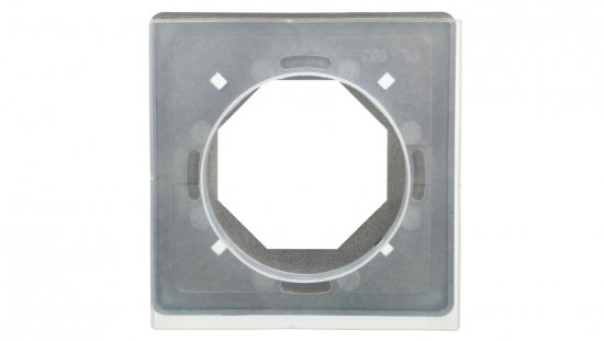 Simon Basic Standard Ramka bryzgoszczelna pojedyncza IP44 z uszczelką stal inox BMR1B/21