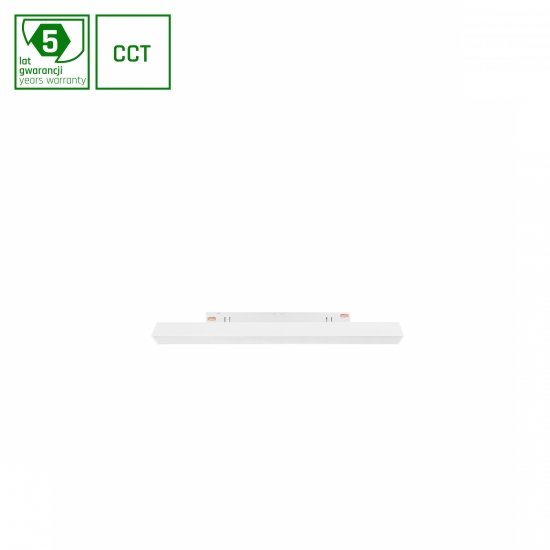 SYSTEM SHIFT SMART- LINE S oprawa liniowa 304x23x42mm 10W 100st biały CCT/DIM 5 lat gw.