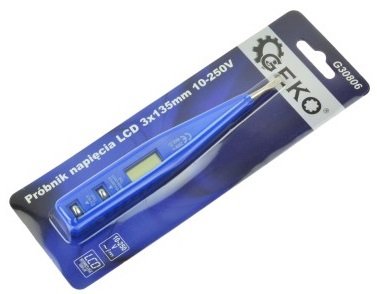 GEKO Próbnik napięcia LCD 3x135 10-250V G30806