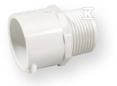ZŁĄCZKA Z GWINTEM WKRĘTNA KW/GZ PVC 1