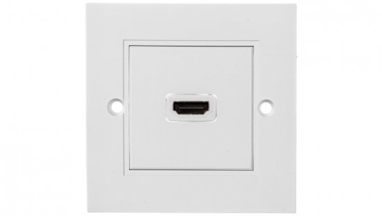 Gniazdo podtynkowe HDMI białe z gniazdem HDMI 51722