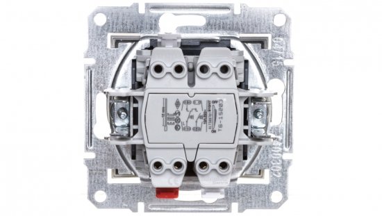 Sedna Przycisk żaluzjowy 2-biegunowy z blokadą elektryczną 10A satyna SDN1300168