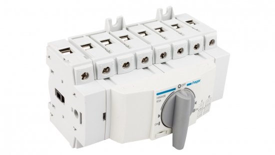 Przełącznik w układzie przełącznym I-0-II 4P 63A HIM406