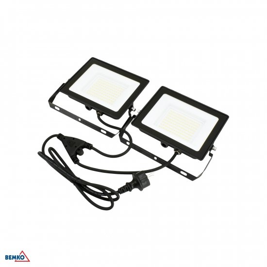 STATYW PODWÓJNY Z NAŚWIETLACZEM 2x50W 4000K IP65