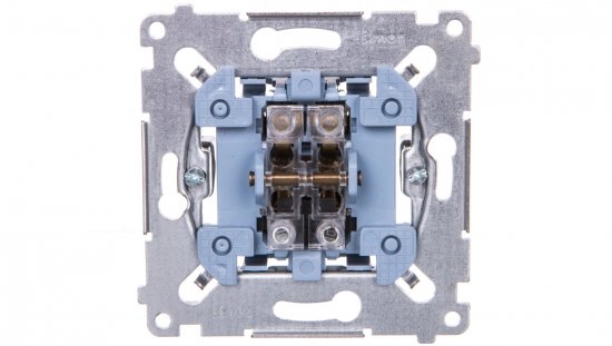 Simon 54 Przycisk podwójny zwierny mechanizm 10AX 250V, szybkozłącza, SP2M