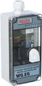 Detektor propanu-butanu LPG, 10/20/30% DGW propanu-butanu, sensor p-p, zasilanie 230V .EG WG-15
