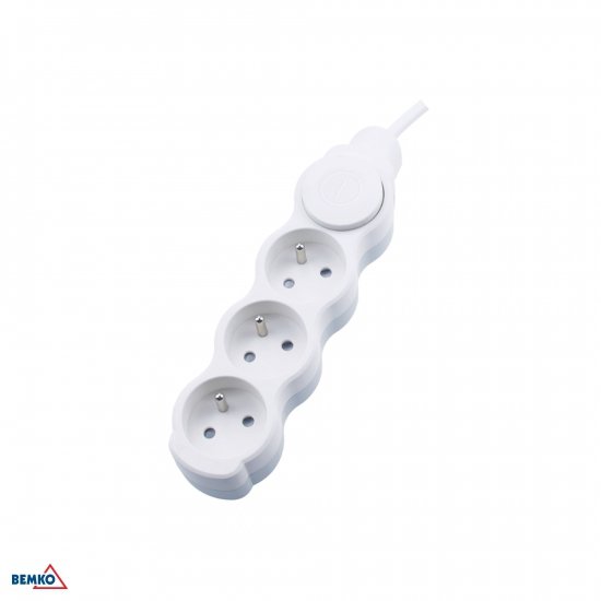 PRZEDŁUŻACZ NA 3X 2P+Z+WYŁ. 1.0MM X 5.0M