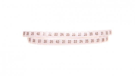 Oznacznik DK2/Z6 /31-40/ biały 89204006 /100szt./