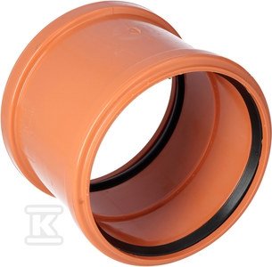 ZŁĄCZKA PVC 160 DWUKIEL.KAN ZEW
