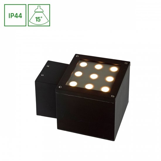 TORRE 2x9LED CREE 15st 230V 34W IP44 CW NAŚCIENNE