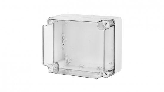 INDUSTRIAL Puszka hermetyczna n/t 440x330x145mm IP65 szara, pokrywa transparentna 2727-01