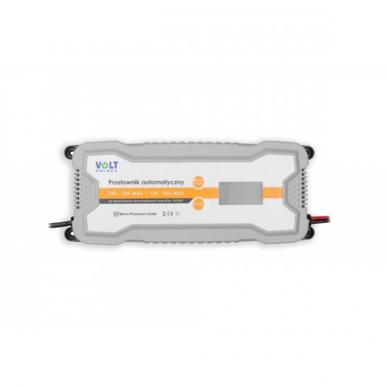 Prostownik automatyczny 12/24V 20A LCD (291)