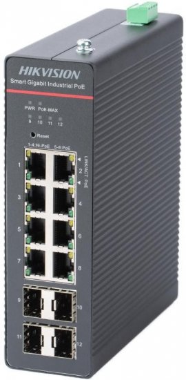 Hikvision DS-3T1512HP-SI-8P4F/No Power unit