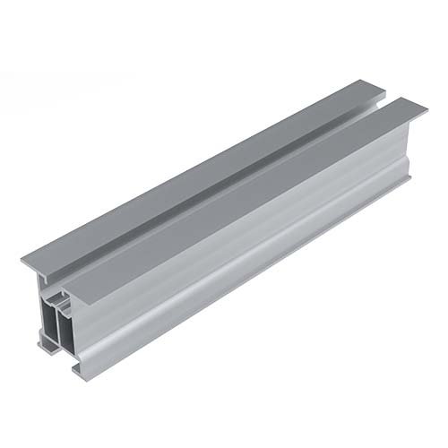Profil aluminiowy bez ścianek bocznych z kanałem na śrubę teową i wpust, dł. 2220mm