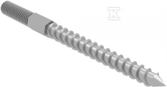 ŚRUBA DWUGWINTOWA M8X80 10SZT