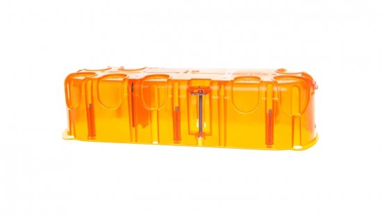 Batibox Puszka potrójna podtynkowa 67mm 213x50mm pomarańczowa 080123