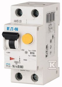 Wyłącznik kombinowany 6kA PFL6-32/1N/B/3 typ AC 286434