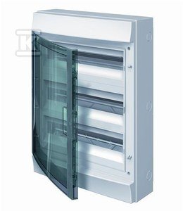 Rozdzielnica MISTRAL65 drzwi przeźroczyste 54 modułowa z listwą N+PE 1SLM006501A1208