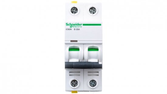 Wyłącznik nadprądowy 2P B 25A 6kA AC iC60N-B25-2 A9F03225