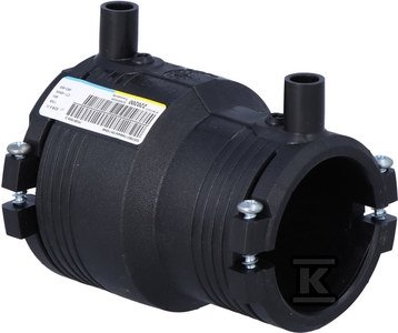 Redukcja elektrooporowa d63x50 PE100, SDR11, PN10 gaz/PN16 woda