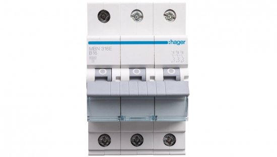 Wyłącznik nadprądowy 3P B 16A 6kA AC MBN316E