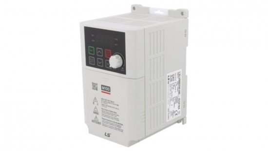 Falownik, Max moc silnika 0,2kW, Uzas: 200240VAC, 0400Hz, Input: 7 LSLV0002M100-1EOFNA