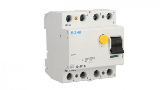 Wyłącznik różnicowoprądowy 4P 40A 0,03A typ G PFIM-40/4/003-G 235453