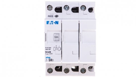 Rozłącznik bezpiecznikowy cylindryczny 3P 10x38mm Z-SH/3 263879