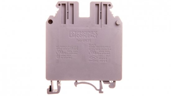 Złączka szynowa 2-przewodowa 0,75-50mm2 szara UK 35 3008012