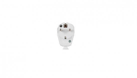 Wtyczka kątowa z wyłącznikiem 10/16A 2P Z UNI-SCHUKO IP20 biała 9002215