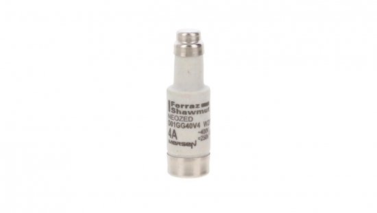 Wkładka bezpiecznikowa D01 gG 400VAC /250VDC 4A W200809