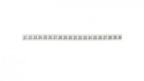 Oznacznik DK 2/Z5 /21-30/ biały 89280006 (100szt.)