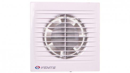 Wentylator łazienkowy fi 100 230V 14W 95m3/h 35dB z wyłącznikiem czasowym (STYL WC) 100ST