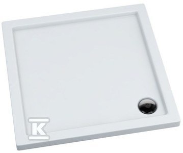 Brodzik akrylowy &quot;Caspar&quot; Standard Plus 80x80x5 cm kwadratowy