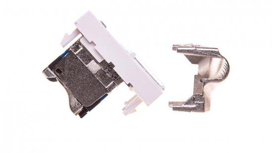 MOSAIC Gniazdo komputerowe pojedyncze RJ45 kat.6 STP białe 076563