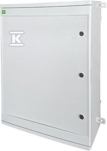 Obudowa natynkowa N/T (szafka rozdzielcza) SR9 800x600x265 z płytą metalową i daszkiem, IP65 INDUSTRIAL